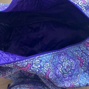 Vera Bradley weekend bag and toiletry bag